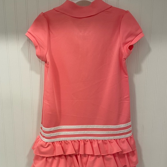 Adidas Girls Short Sleeve Polo Dress [Size 5]🩷🤍 - Picture 4 of 5